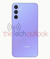 Samsung Galaxy A34 w czterech wariantach kolorystycznych