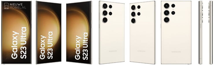 Warianty kolorystyczne Galaxy S23 Ultra