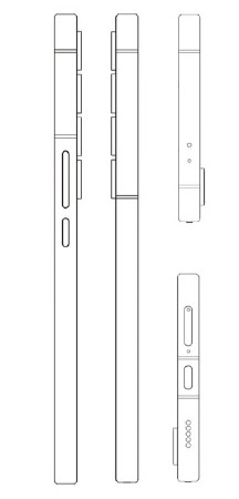 Ilustracje z wniosku patentowego Meizu Ilustracje z wniosku patentowego Meizu