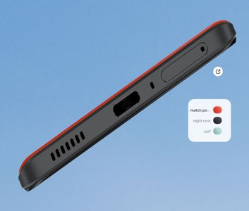 Dolna i górna krawędź iQOO Neo 7 Pro