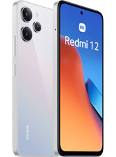 Redmi 12 w czarnym, srebrnym i niebieskim kolorze Redmi 12 w czarnym, srebrnym i niebieskim kolorze