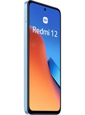 Redmi 12 w czarnym, srebrnym i niebieskim kolorze Redmi 12 w czarnym, srebrnym i niebieskim kolorze