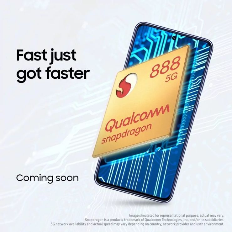 Samsung z procesorem Snapdragon 888
