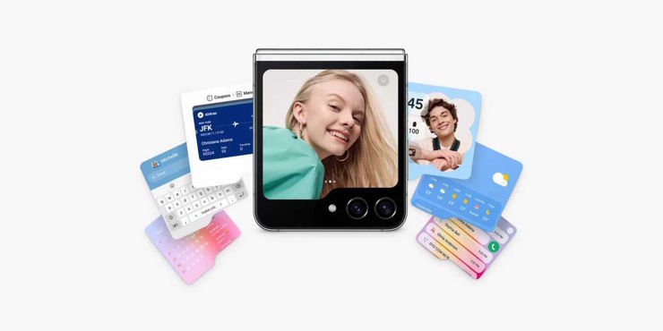 Samsung Galaxy Z Flip 5 na materiałach promocyjnych