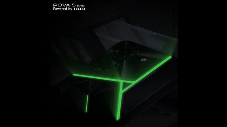 Światła LED w Tecno Pova 5 Pro