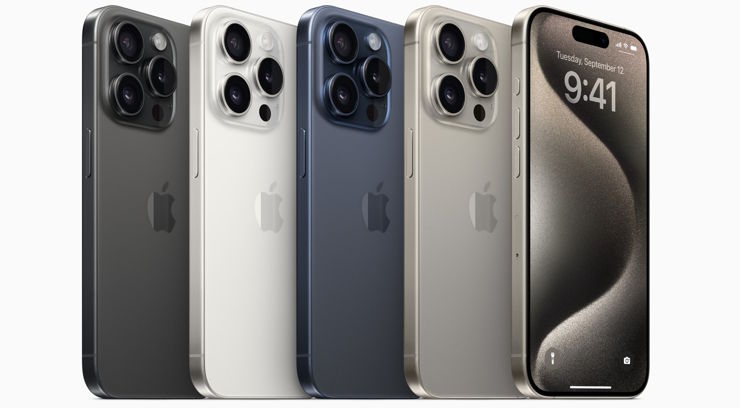 iPhone 15 Pro i iPhone 15 Pro Max w czterech kolorach