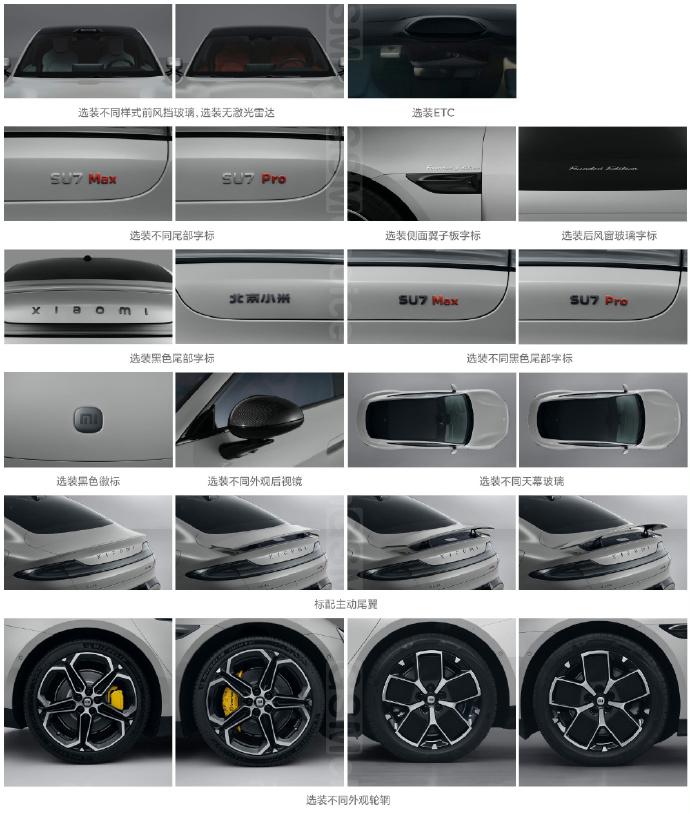 Detale Xiaomi SU7