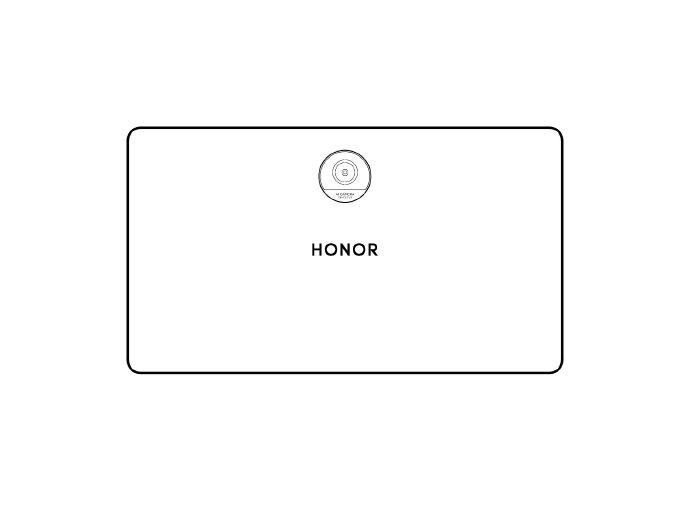 Zarys kształtu Honor Pad 9 Zarys kształtu Honor Pad 9