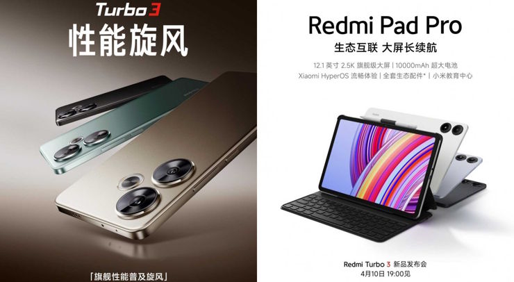 Redmi Turbo 3 i Redmi Pad Pro