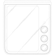 Klapkowy składak Samsunga na ilustracjach patentowych Klapkowy składak Samsunga na ilustracjach patentowych