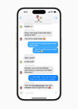 Możliwości dostosowania interfejsu i formatowania wiadomości w iOS 18