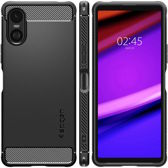 Sony Xperia 5 VI w etui Spigen Rugged Armor Sony Xperia 5 VI w etui Spigen Rugged Armor