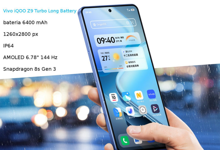 iQOO Z9 Turbo Long Battery - poprzednik iQOO Z10 Turbo Pro
