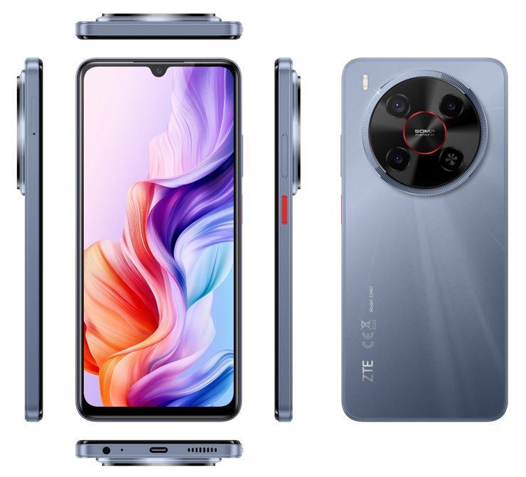 Nubia V70 Max w kolorze szarym