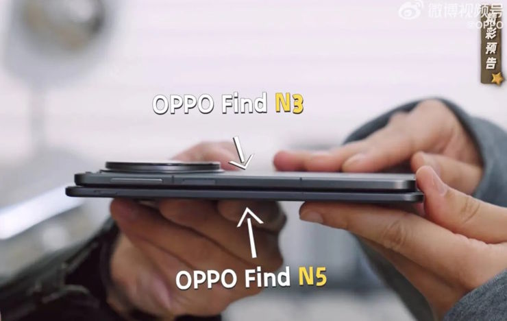 Oppo Find N5 w porównaniu z Oppo Find N3 Oppo Find N5 w porównaniu z Oppo Find N3
