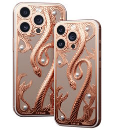 iPhone 16 Bouquet Doré, Serpentis Pearl i Sea of Love iPhone 16 Bouquet Doré, Serpentis Pearl i Sea of Love
