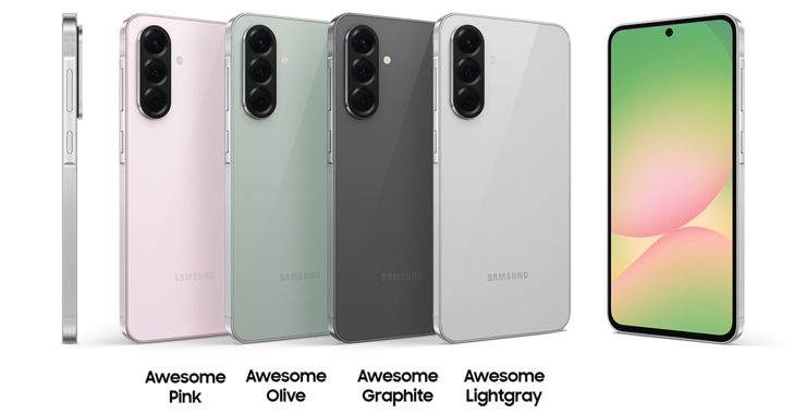 Warianty kolorystyczne Galaxy A56