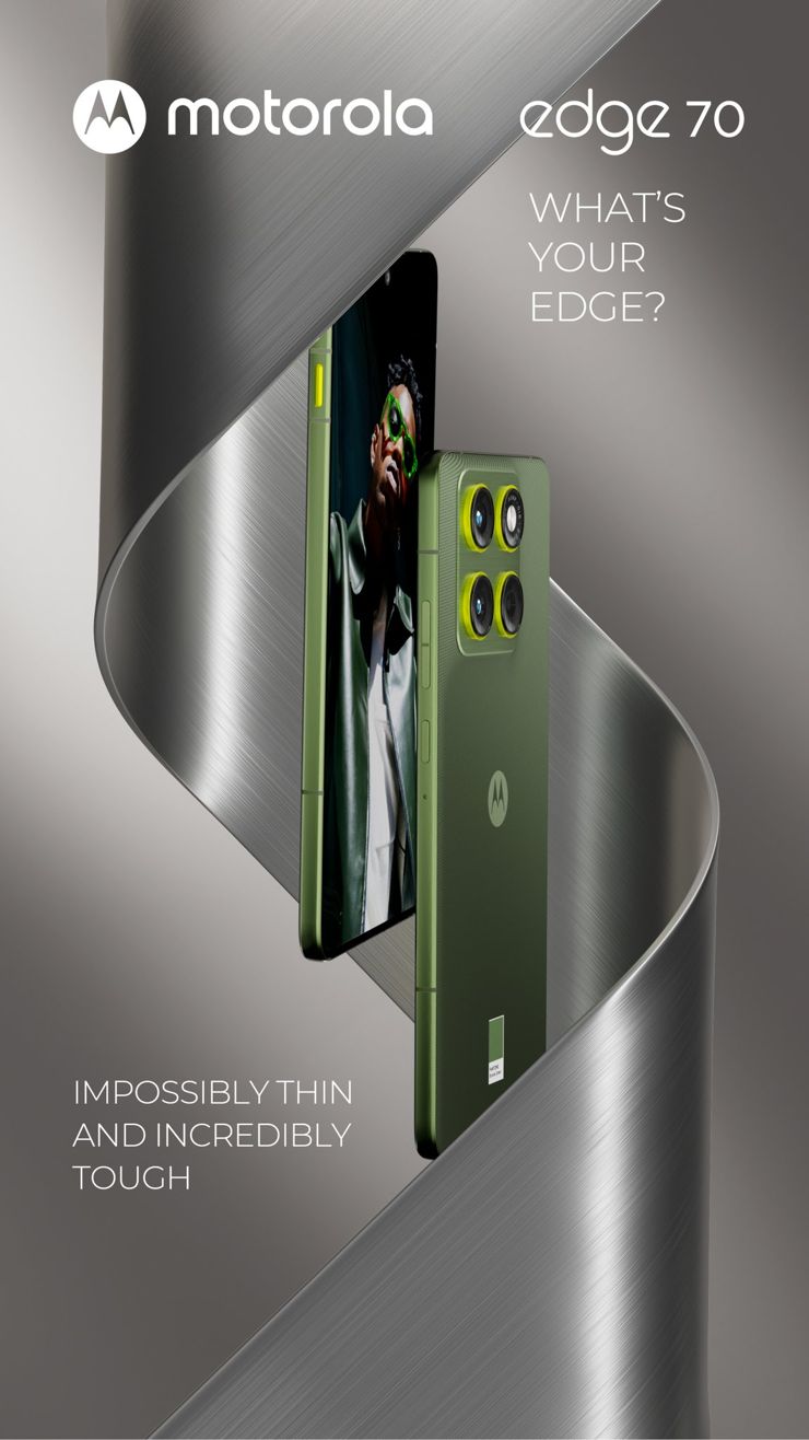 Zapowiedź Motoroli Edge 70 Zapowiedź Motoroli Edge 70