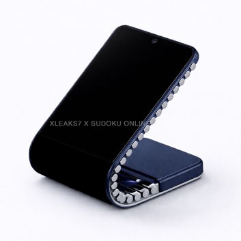 Pomarańczowy i ciemoniebieski wariant elastycznej Motoroli, w formie płaskiej i zagiętej Pomarańczowy i ciemoniebieski wariant elastycznej Motoroli, w formie płaskiej i zagiętej