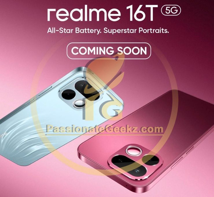 Zwiastun Realme 16T Zwiastun Realme 16T