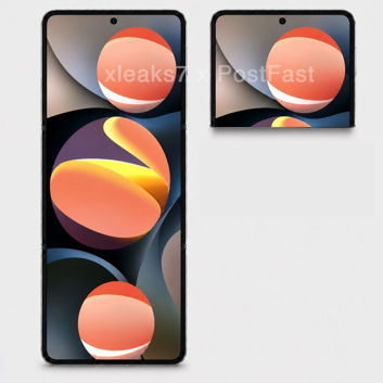 Nieoficjalne rendery trzyczęściowego klapkowego składaka Huawei