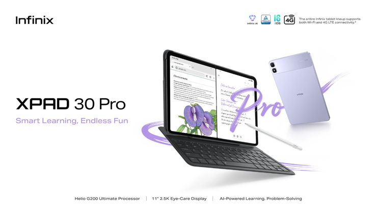 Infinix Xpad 30 Pro debiutuje w nowym stylu
