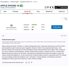Przykładowe podsumowania opinii Przykładowe podsumowania opinii