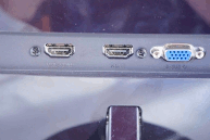 Philips 237E4QHAD - tylne złącza Philips 237E4QHAD - tylne złącza