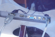 Philips 237E4QHAD - tylne złącza Philips 237E4QHAD - tylne złącza