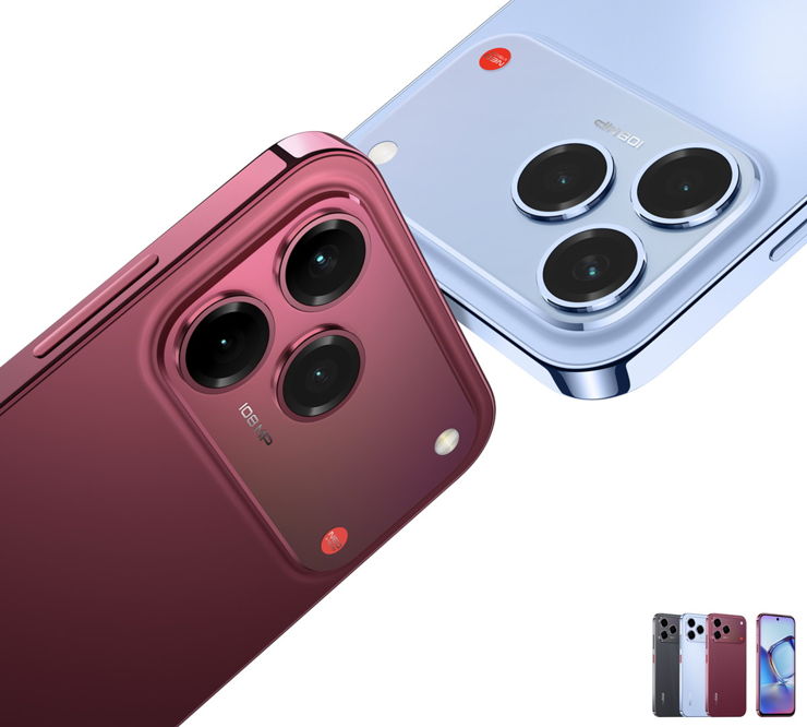 Modny kolor Nubii V90 Pro ujawniony na renderach