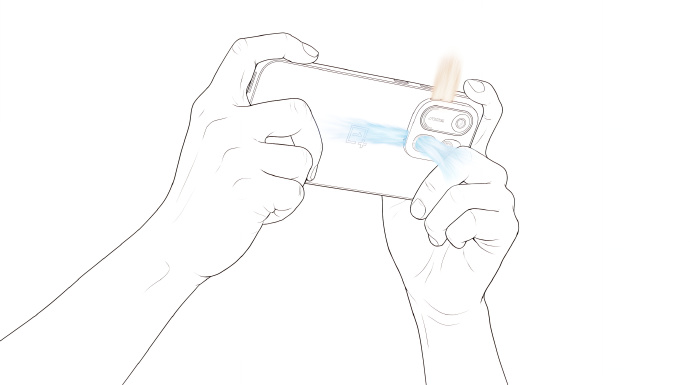 Schemat aktywnego chłodzenia w OnePlus Ace 7 Pro Schemat aktywnego chłodzenia w OnePlus Ace 7 Pro