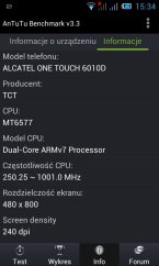 Alcatel One Touch Star 6010D - testy