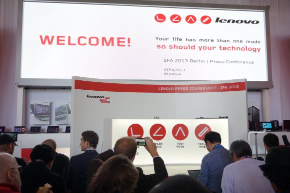Tak witało nas Lenovo