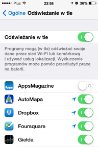 iOS7 - pierwsze błędy