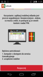 Aplikacja mobilna mBanku