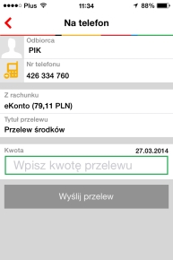 Aplikacja mobilna mBanku Aplikacja mobilna mBanku