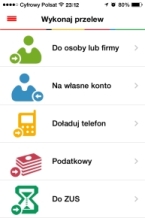 Aplikacja mobilna mBanku Aplikacja mobilna mBanku