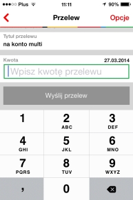 Aplikacja mobilna mBanku Aplikacja mobilna mBanku