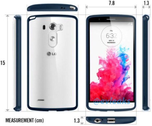 Dimensions of LG G3