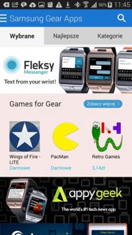 Aplikacja Gear Apps