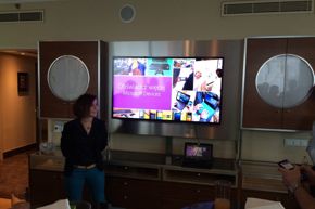 Dziennikarzy przywitała Marta Buler, prezentację poprowadziła Alicja Rdzanek