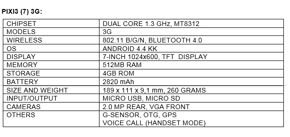 Specyfikacje nowych tabletów Alcatel OneTouch