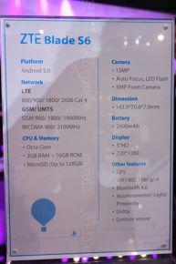 ZTE Blade S6