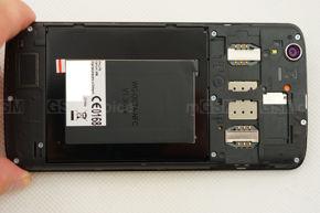 Philips Xenium i908 - otwarty