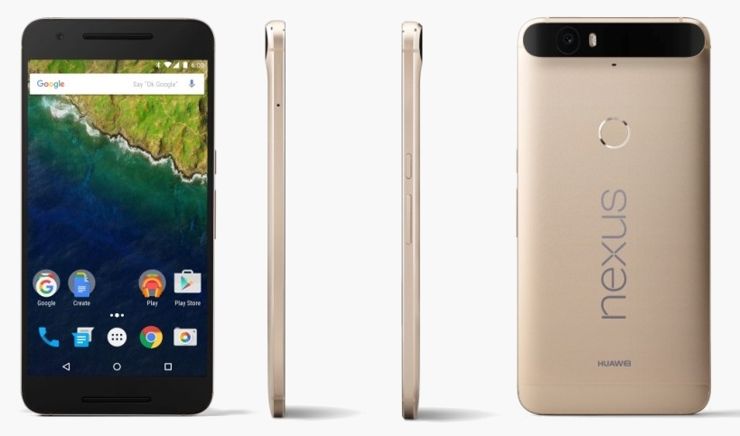 Złoty Huawei Nexus 6P