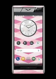 Vertu Pink Aster Chevron