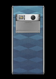 Vertu Blue Aster Chevron