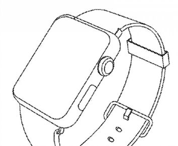 Porównanie Apple Watch i rysunków we wniosku patentowym Samsunga