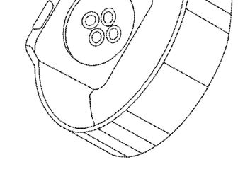 Porównanie Apple Watch i rysunków we wniosku patentowym Samsunga