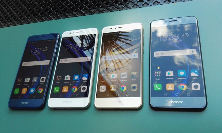 Honor 8 w czterech kolorach